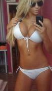 Busty In A White Bikini