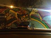 Dragon Spots His Prey In The Street.