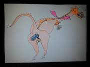 Female Dragon Having Fun