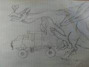 Some Kid Named Seth Left His Truck Unattended In Art Class.