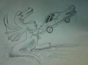 Serene Transgender Dragon Fucks Her Naughty Car Girlfriend Who Can't Stop Grinning