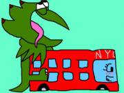 Lusty Wyvern Rams A Double Decker Bus