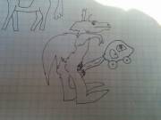 Playing The Scribble Game With A Friend At The Pub When Suddenly...