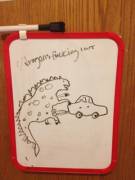 For My Stats Lab Partner, Drawn On A Strangers Dry Erase Board.