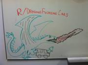 There Be A Feisty Dragon On That Whiteboard!