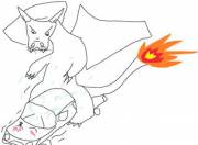 Dumb Slut Leaks Fluid Everywhere