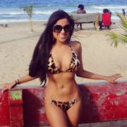 Wild Girl On The Beach