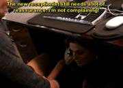 Breaking In The New Receptionist