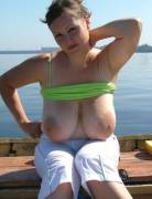 Trying To Get Attention On The Boat