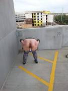 My Wife Being A Slut In A Parking Garage.