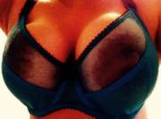Bursting Out O(F) This Blue Bra. (X-Post To My Subreddit /R/Indianmilf)