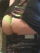 Naughty Wi(F)E Striptease