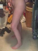 My Wife Choosing Clothes For Work This Morning. I Know ... The Closet's Trashed. ...