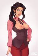 Sometimes Asami Takes Business Casual A Bit Too Far [Owler]