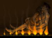 It's Getting Hot And Sweaty With Korra And Mako