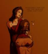 Asami Gets Korra A New Necklace... Of Sorts (Tdl)