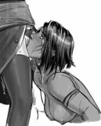 Korra Getting A Good Taste Of Asami (Redchamberdream)