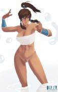 Korra Practicing Waterbending