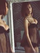 Lovely Babe In Sheer Black