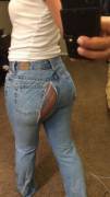 Too Much Butt Rips Those Jeans