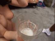 Really Cute Girl Drinking From A Cup