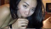 Indo-Chinese Girl Giving Blowjob
