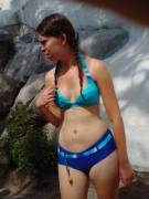 A Belt On A Bathing Suit? (Xpost /R/Candidfashionpolice)