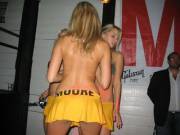 Swedish Promotional Babes Going Topless