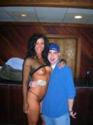 Frat House Strippers Play With Strap-On