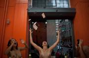 Strip Poker Performance Art In New York