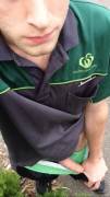 Australian Supermarket Boy Flashing
