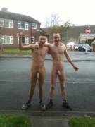 Scally Lads Naked In The Street [X-Post From /R/Scally]