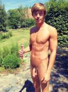 Enjoying A Snack Outside. I Wonder What Else Looks Delicious?