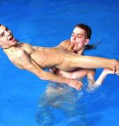 Sneak Attack! You Gotta Be Careful Swimming Naked. Otherwise You Might Not Get A ...