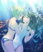 [Fanart] Is Anyone Else Following Amanchu? It's Beautiful. And The Two Mcs Look Great ...