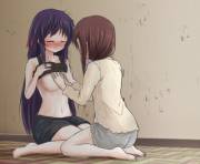 Kurumi X Yuri [Gakkougurashi!]