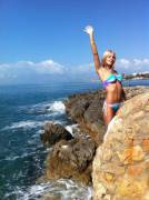 Catherine Vandareva At The Beach