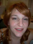 Nice Ginger With Pigtails And A Facial