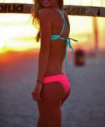 Neon Pink Side-Cheeky