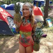 Body Paint In Bikini