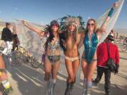 Three Burning Man Hotties (From Truefmk)