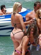 Big Booty By A Big Blue Boat