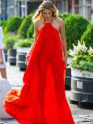 Jessica Hart Posing For Photoshoot Nyc