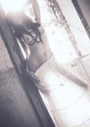 Topless In The Doorway