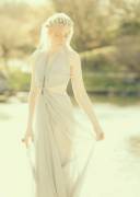 Sunlight And A Blue Dress