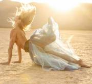 Heavenly Body In A Parched Landscape