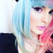 Rose Shock, Pink And Blue (Gfycat)