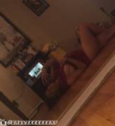 Wearing Nothing But My (F)Avorite Spidey Hoodie.