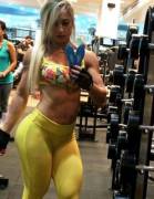 Fit Girl At The Gym Selfpic