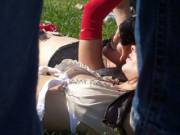 Relaxing In The Park